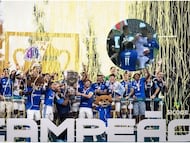 Cruzeiro celebra el título del Campeonato Mineirao / Twitter: @Cruzeiro.