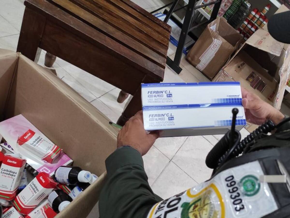 Confiscan en Santa Marta 900 unidades de medicamentos de contrabando