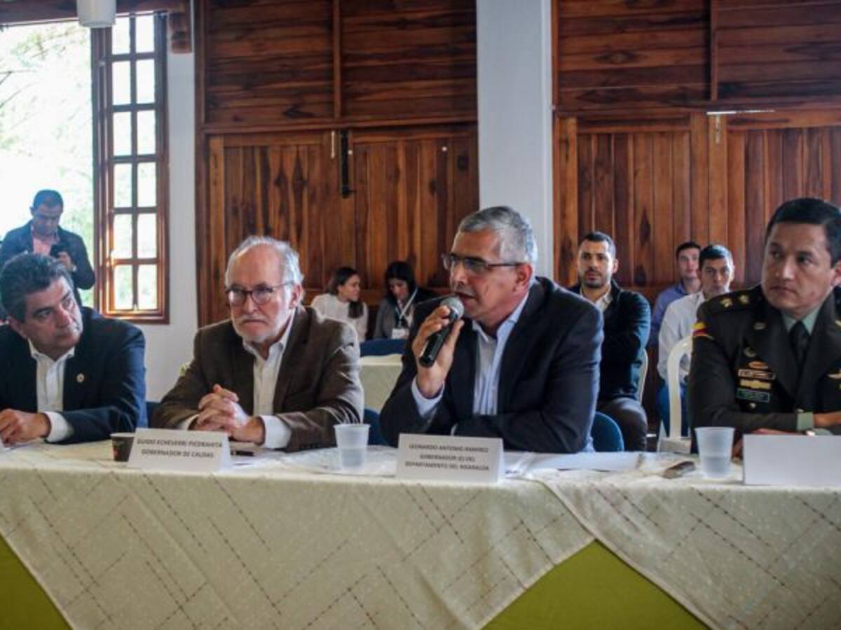 Gobernadores del Eje Cafetero se unieron para combatir el narcotráfico
