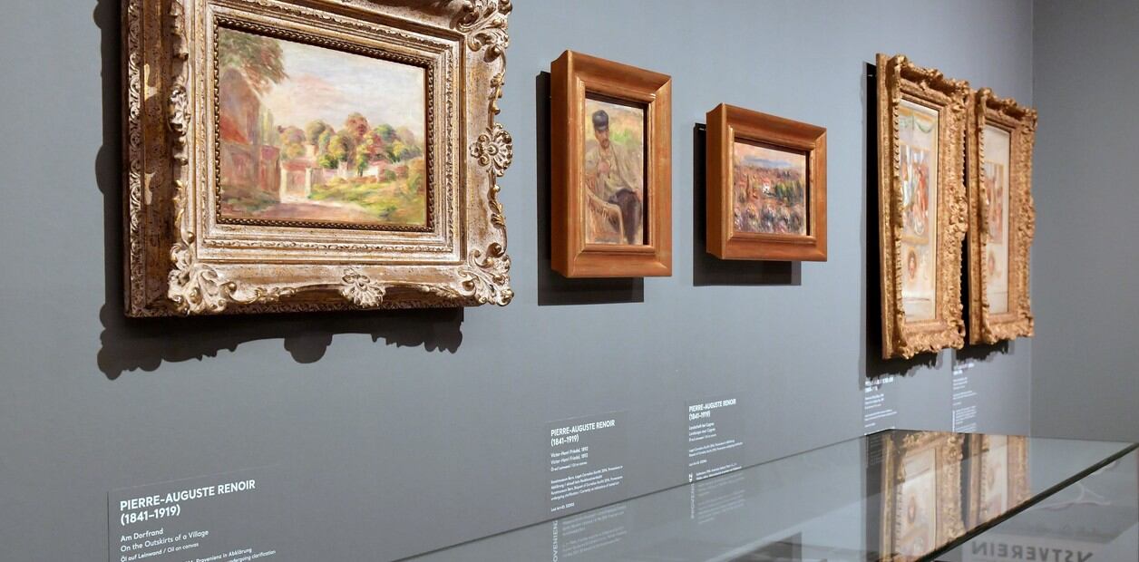 Dos ladrones robaron cuatro obras del museo Renoir en Francia. Foto: EFE