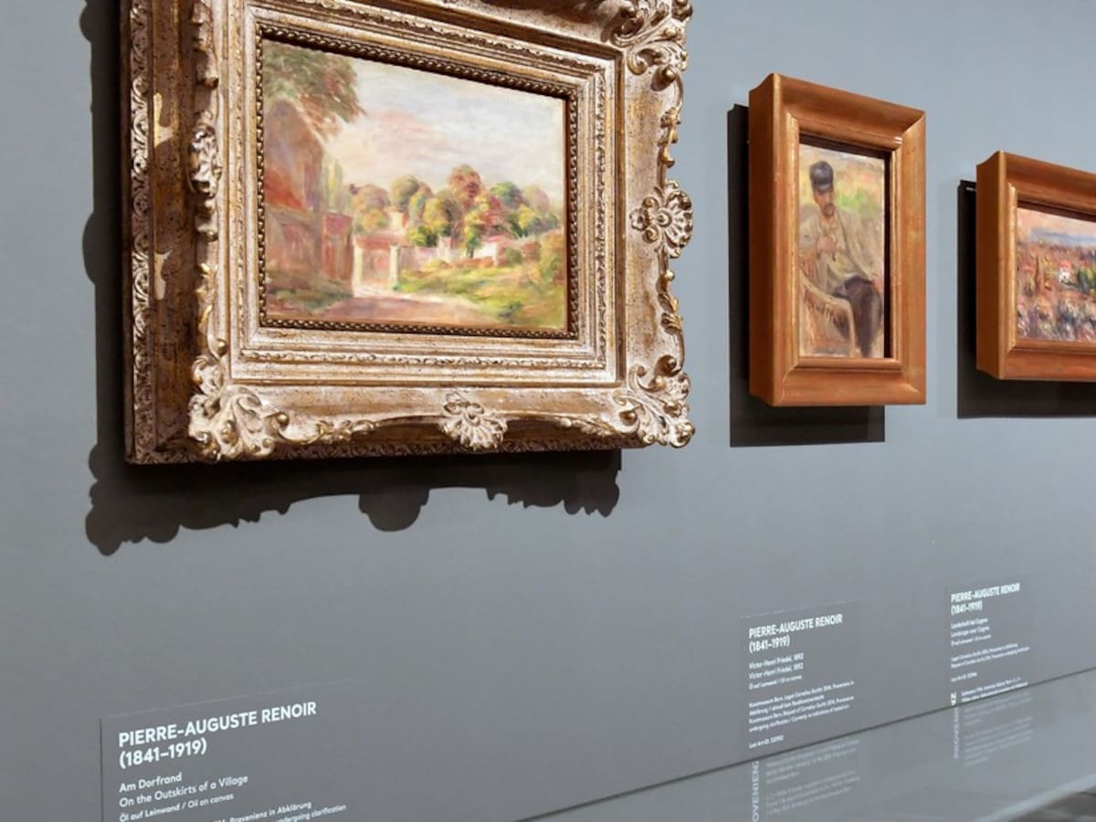 Dos ladrones robaron cuatro obras del museo Renoir en Francia