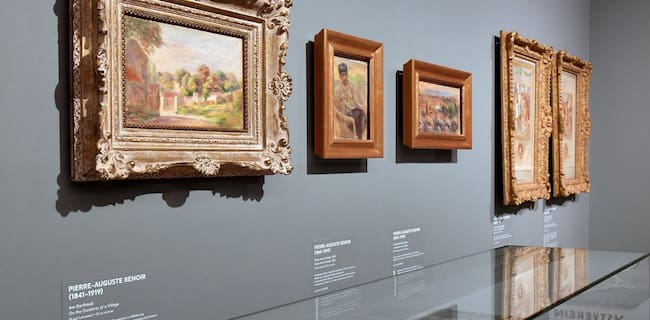 Dos ladrones robaron cuatro obras del museo Renoir en Francia. Foto: EFE