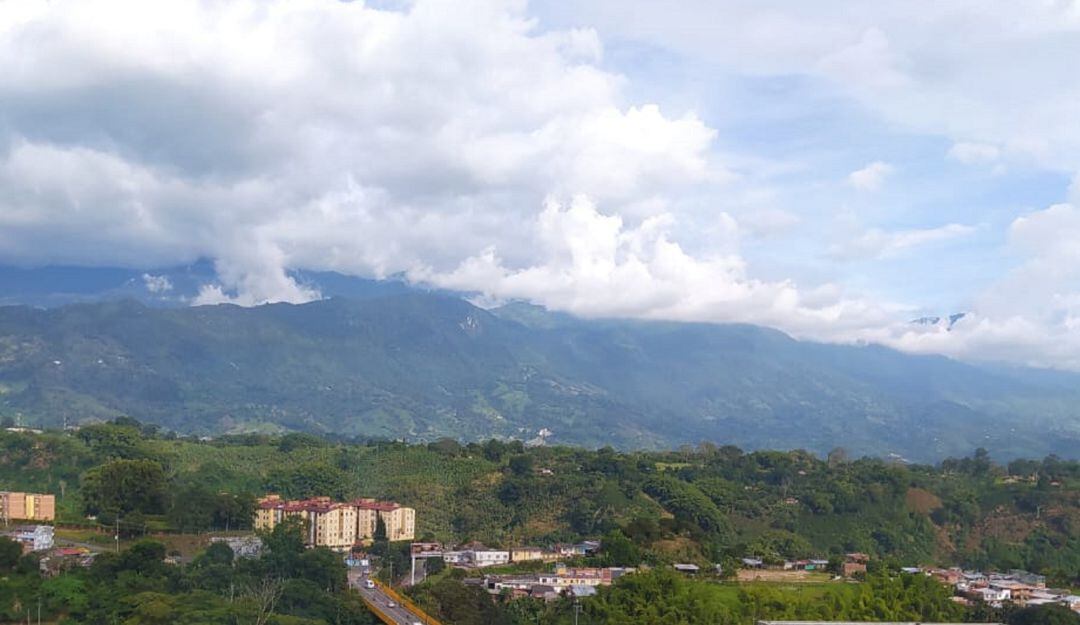 Paisaje de Armenia desde la Gobernación del Quindío