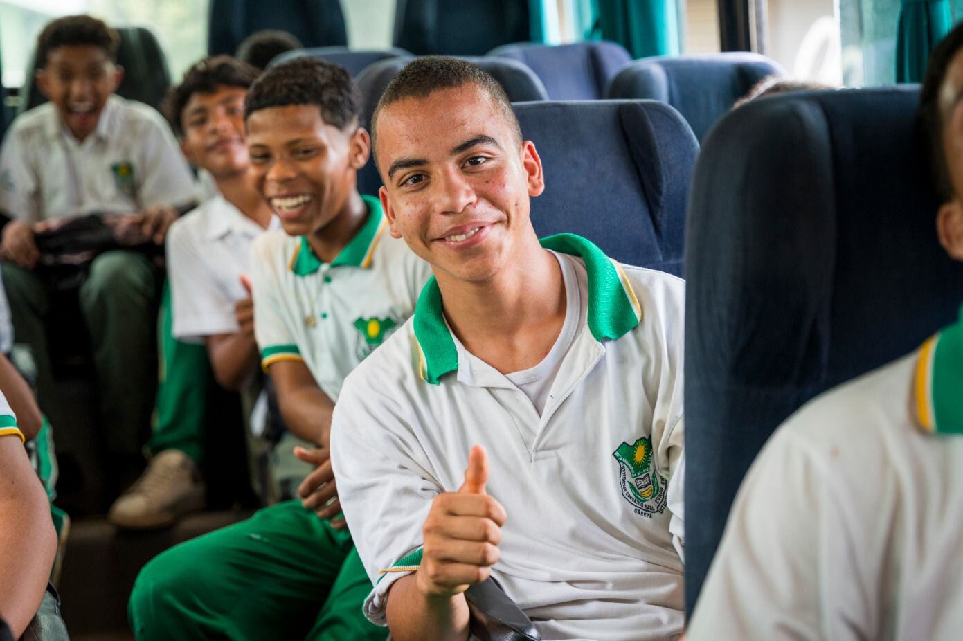 Más de 7.800 niños y niñas de zonas rurales, se beneficiarán con transporte escolar. Foto: Gobernación de Antioquia