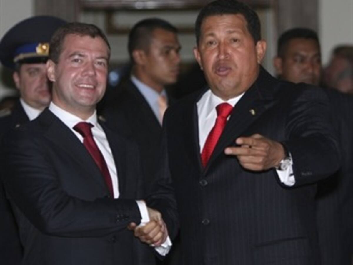 El presidente Chávez gestionará compra de armas en Rusia