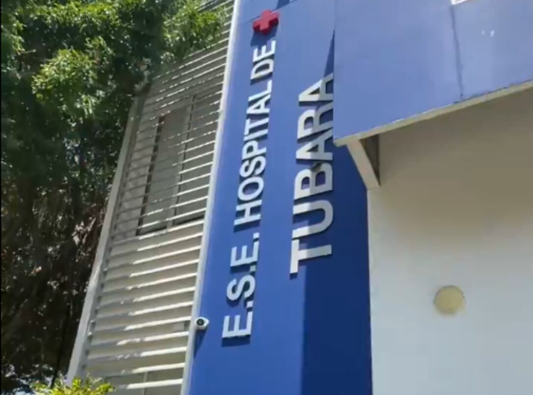 Hospital municipal de Tubará en el Atlántico./Foto: Tomada de las redes del diputado Alfredo Varela