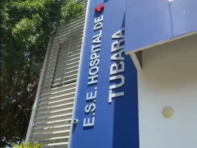 Hospital municipal de Tubará en el Atlántico./Foto: Tomada de las redes del diputado Alfredo Varela
