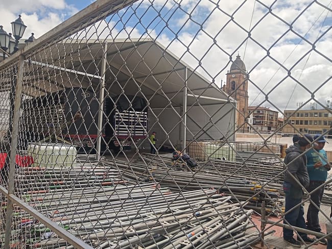 Plaza de Bolivar / Montaje Aguinaldo Boyacense 2022