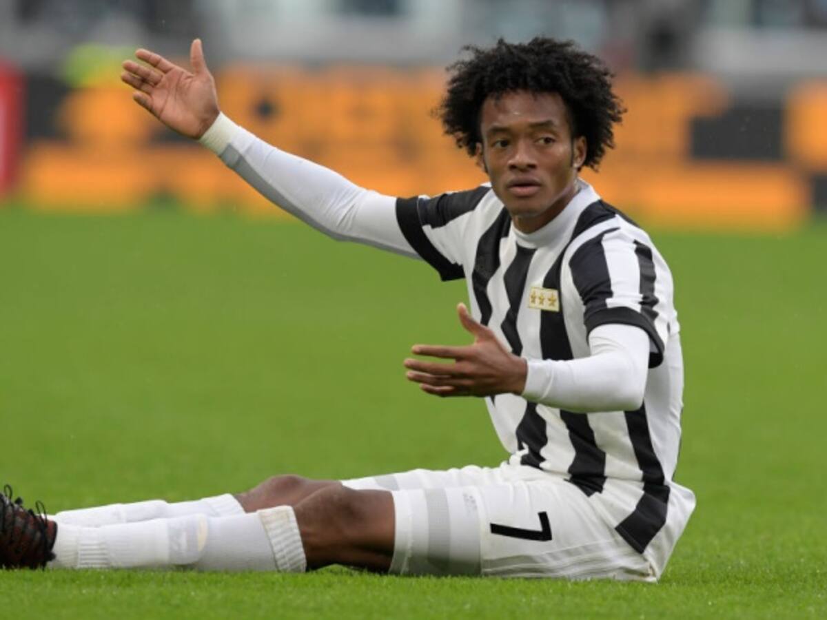 Juan Guillermo Cuadrado se lesionó y no estará con la Juventus este domingo