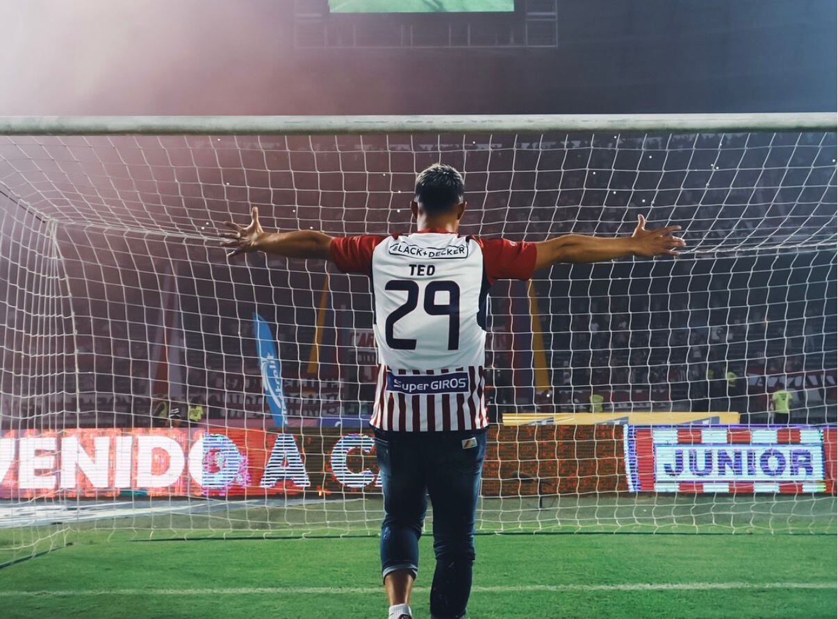 Teófilo Gutiérrez, delantero del Junior de Barranquilla / Instagram: Junior.