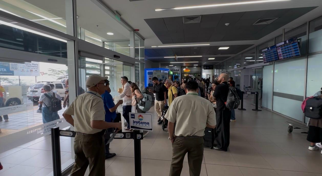 Aeropuerto de Santa Marta espera movilizar 107 mil pasajeros durante la semana de receso escolar: Foto: Caracol Radio