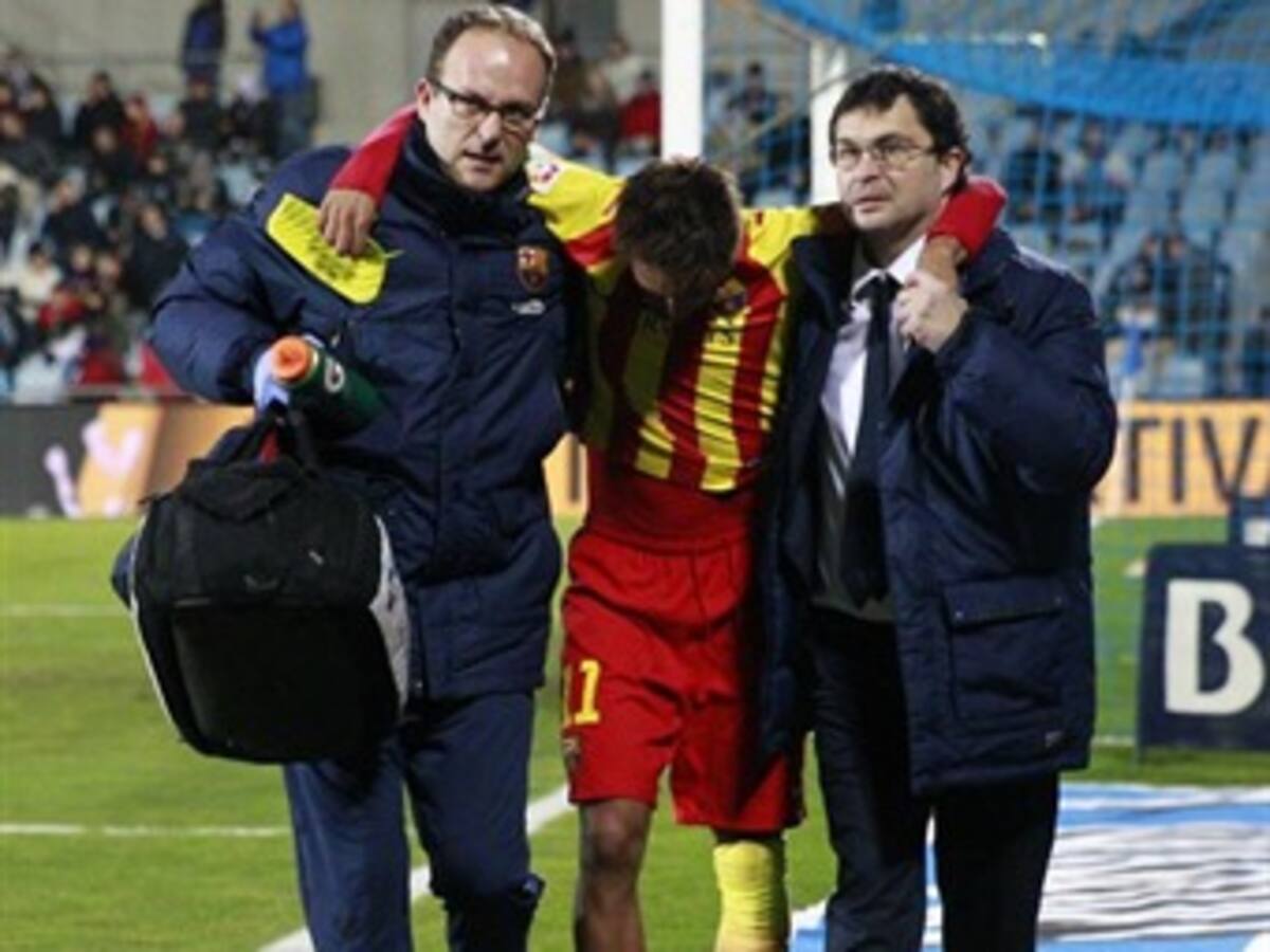 Barcelona confirma lesión de esguince en los tendones del tobillo de Neymar