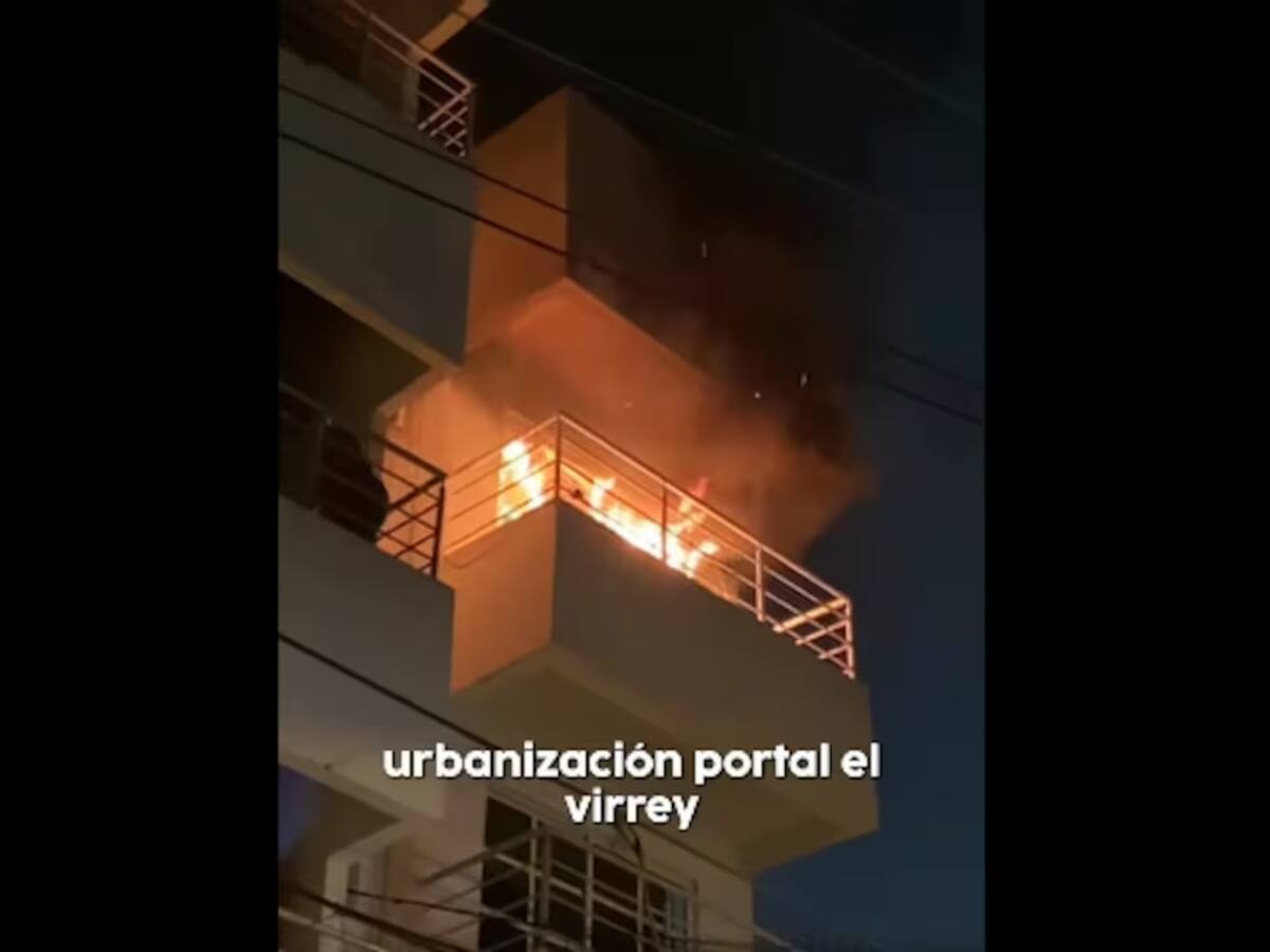 Emergencia en conjunto Portal del Virrey: incendio dejó solo pérdidas materiales