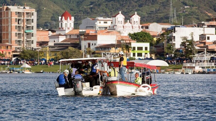 El accidente náutico ocurrido el pasado 25 de junio de 2017 dejó nueve muertos en Guatapé, Antioquia. Foto: Colprensa