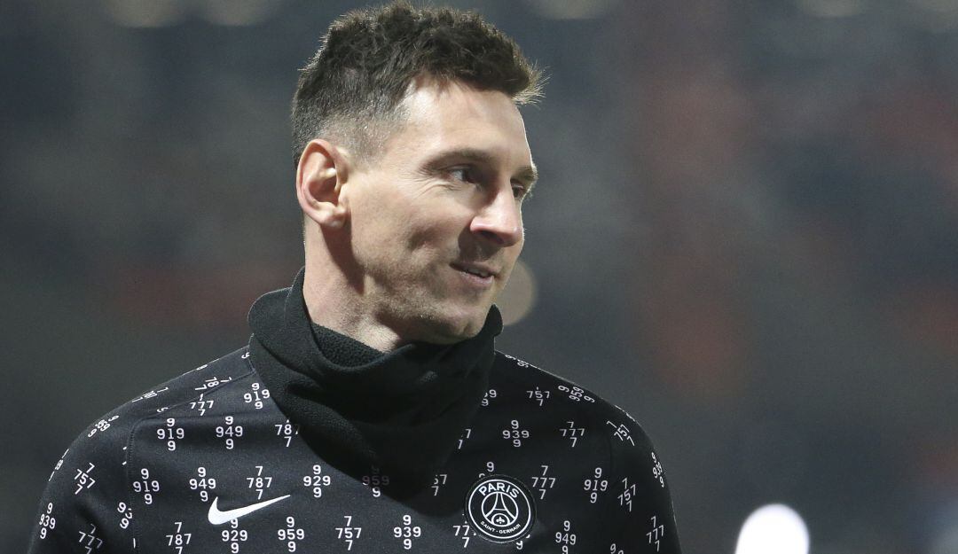 Lionel Messi reapareció en las prácticas con el resto de sus compañeros.