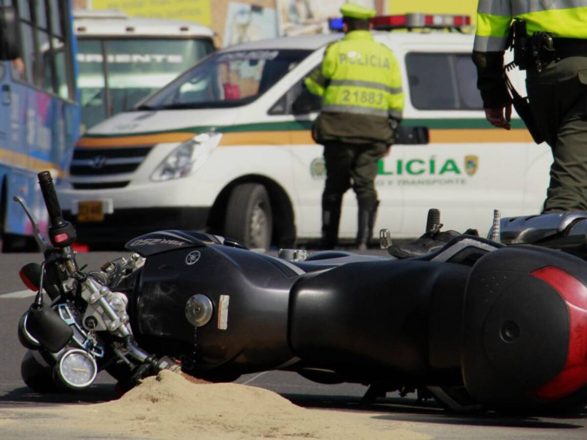 Motociclista murió en accidente en salida del túnel de Crespo en Cartagena