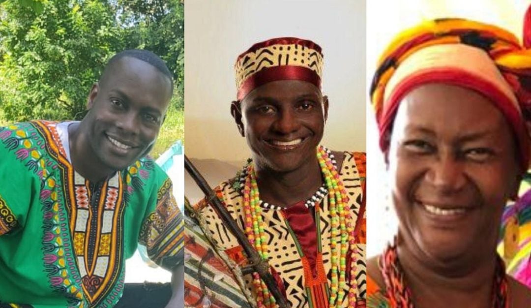 Deivis Casiani, Jairo Cáceres y Luz Marina Cañate