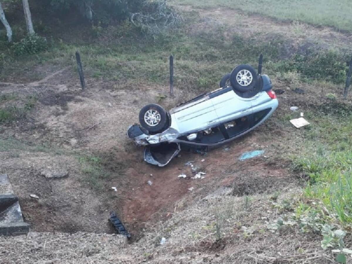 Un muerto y un herido en accidente en la vía entre Pororio-Tienda Nueva