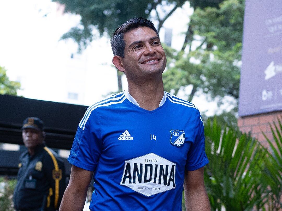 David Mackalister Silva, capitán de Millonarios / Twitter: @MillosFCoficial.