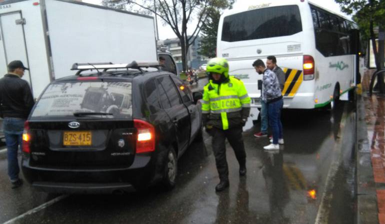Accidentes por lluvias en Bogotá