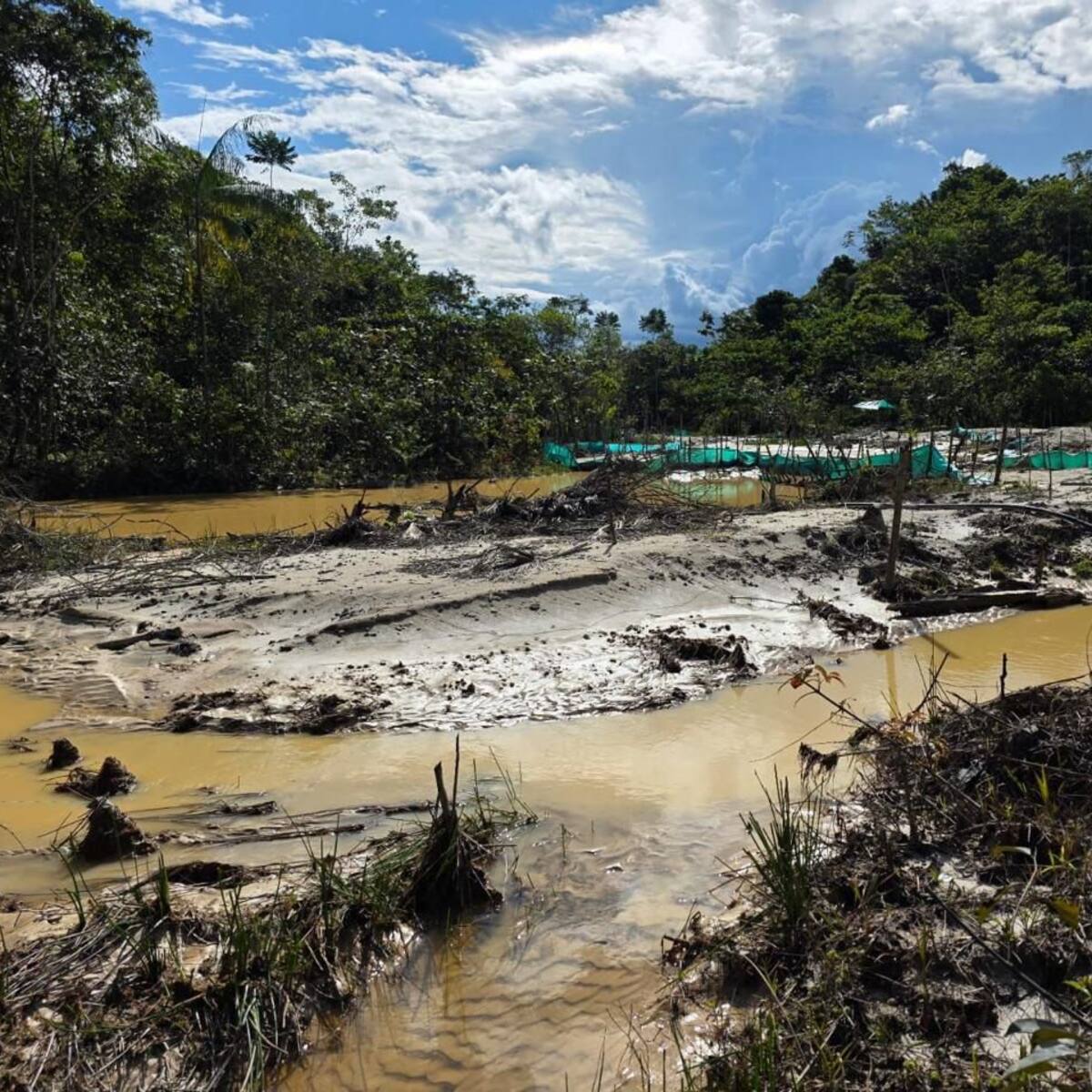 Autoridades desmantela red de minería ilegal en Caquetá y captura a siete implicados