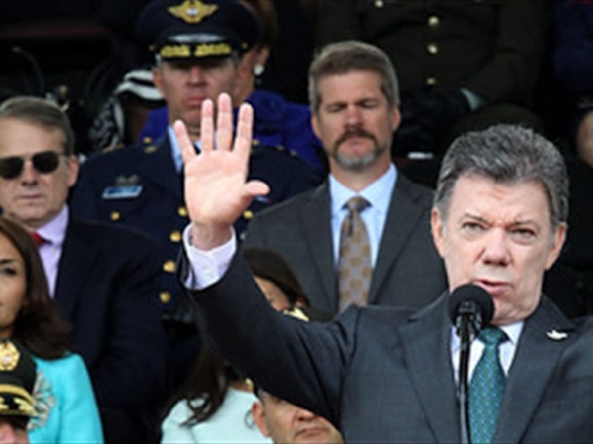 Habrá paz justa no una paz a cualquier precio: Santos