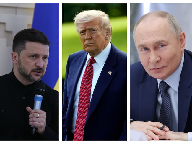 Zelenski quiere una reunión trilateral con Trump y Putin . Foto: EFE.