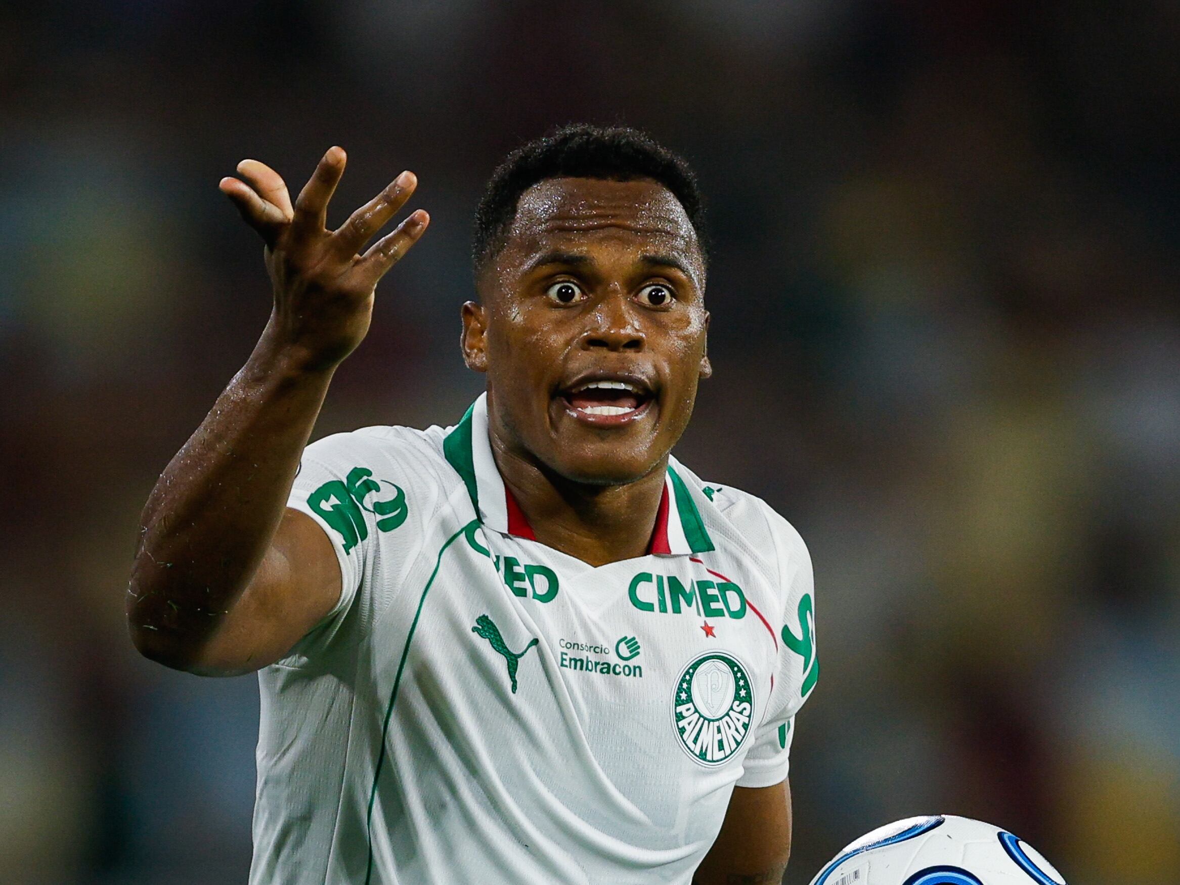 Jhon Arias durante su juego ante Fluminense por la Copa Libertadores. (Photo by Ruano Carneiro/Getty Images)