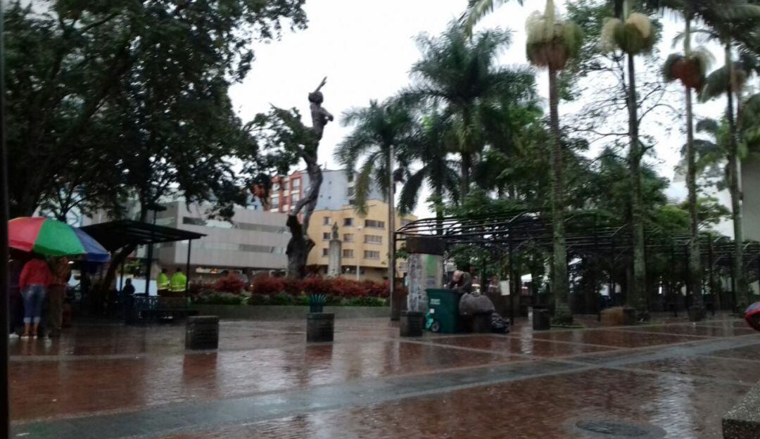 Día lluvioso en Armenia 