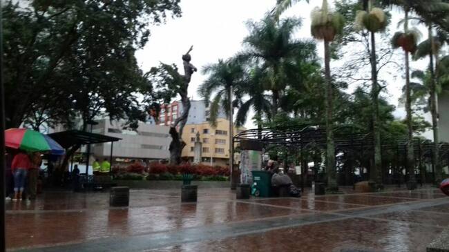 Día lluvioso en Armenia