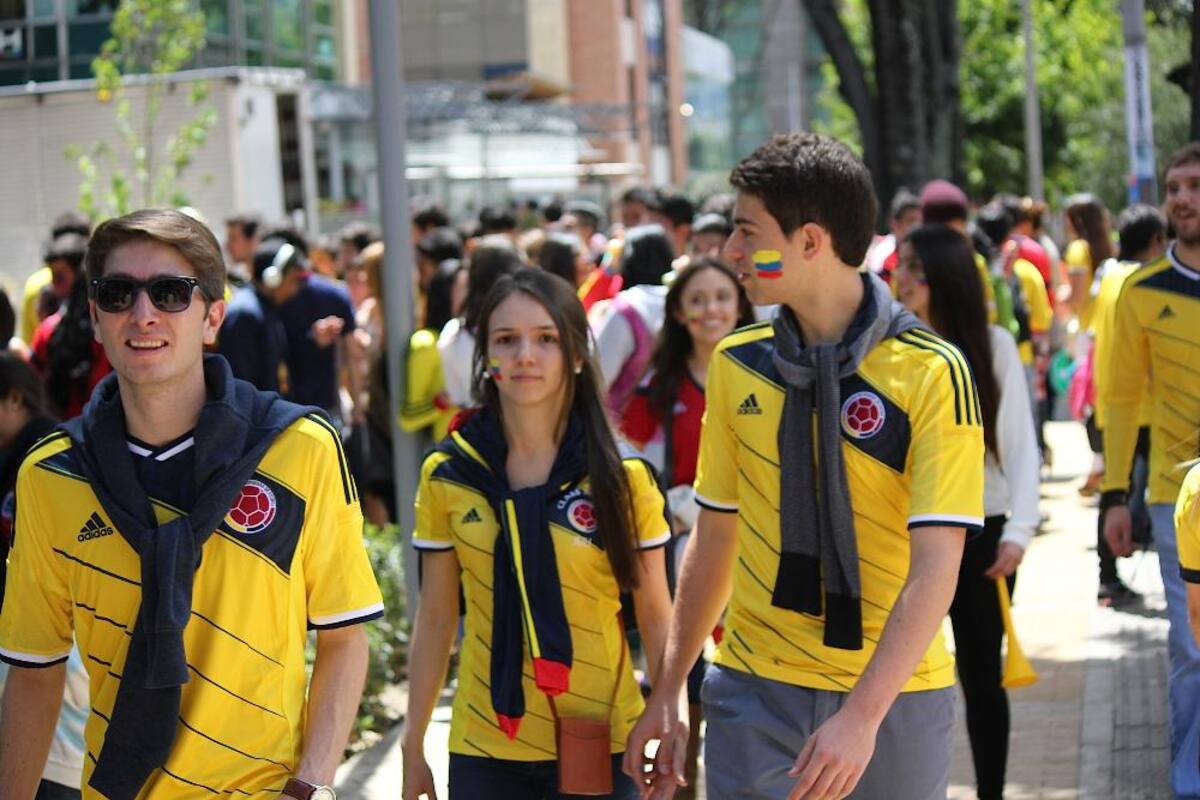 El elenco colombiano acaricia los octavos de final del Mundial Brasil 2014.
