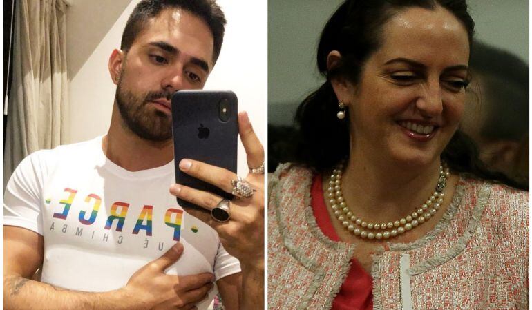 Pedro Santos y María Fernanda Cabal