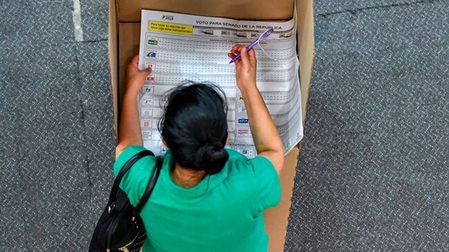 ¿Usted por quién no votará?. Foto: Getty Images / LUIS ROBAYO