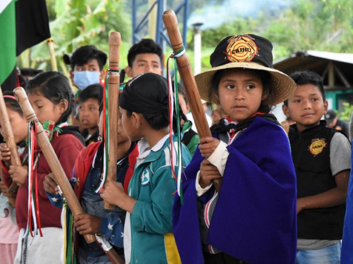 Niños indígenas del Huila asumieron como “Cuidanderitos del Territorio”