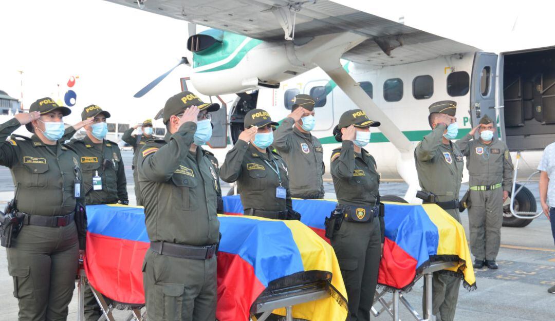 Policías asesinados en Chocó