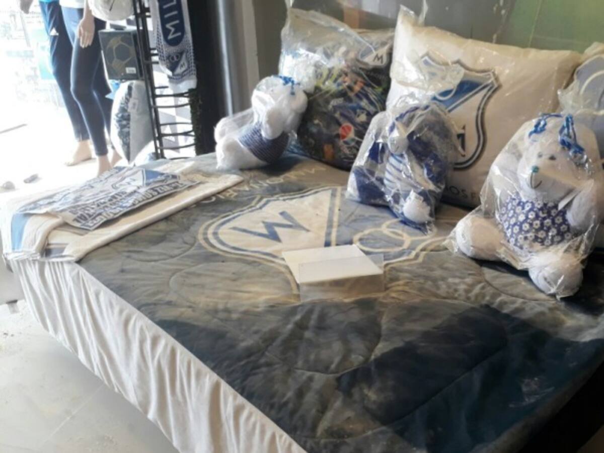 En imágenes: así luce la tienda de Millonarios tras ser atacada por vándalos