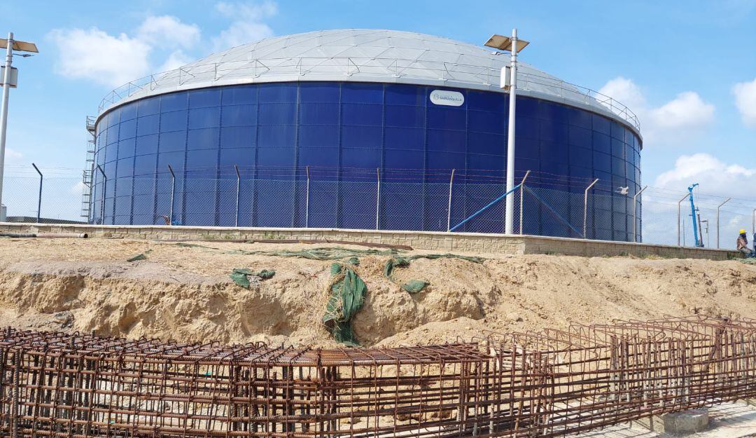 Megatanque y las obras que se adelantan en el cerro