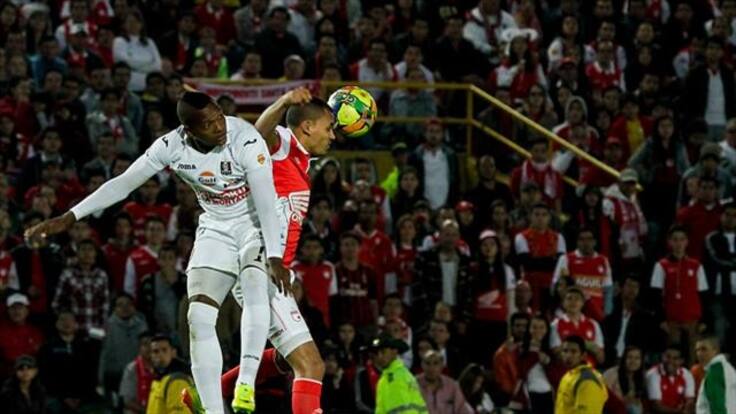 Santa Fe enfrenta al Once Caldas en el Campín por el liderato de la liga