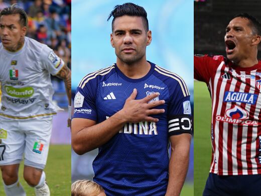 Dayro Moreno, Falcao y Carlos Bacca, goleadores históricos de Colombia
