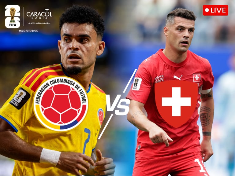 Colombia vs Suiza PARTIDO EN VIVO por los octavos de final del Mundial 2026: siga la transmisión