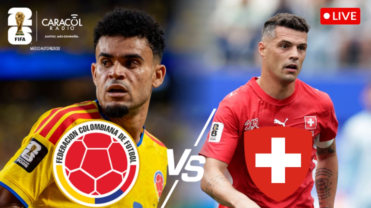 🔴 Colombia vs Suiza PARTIDO EN VIVO por los octavos de final del Mundial 2026: siga la transmisión