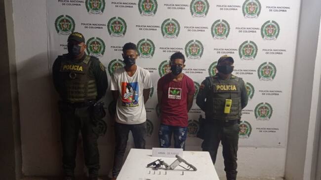 Según la Policía, serían presuntos responsables de varios hurtos en esa población
