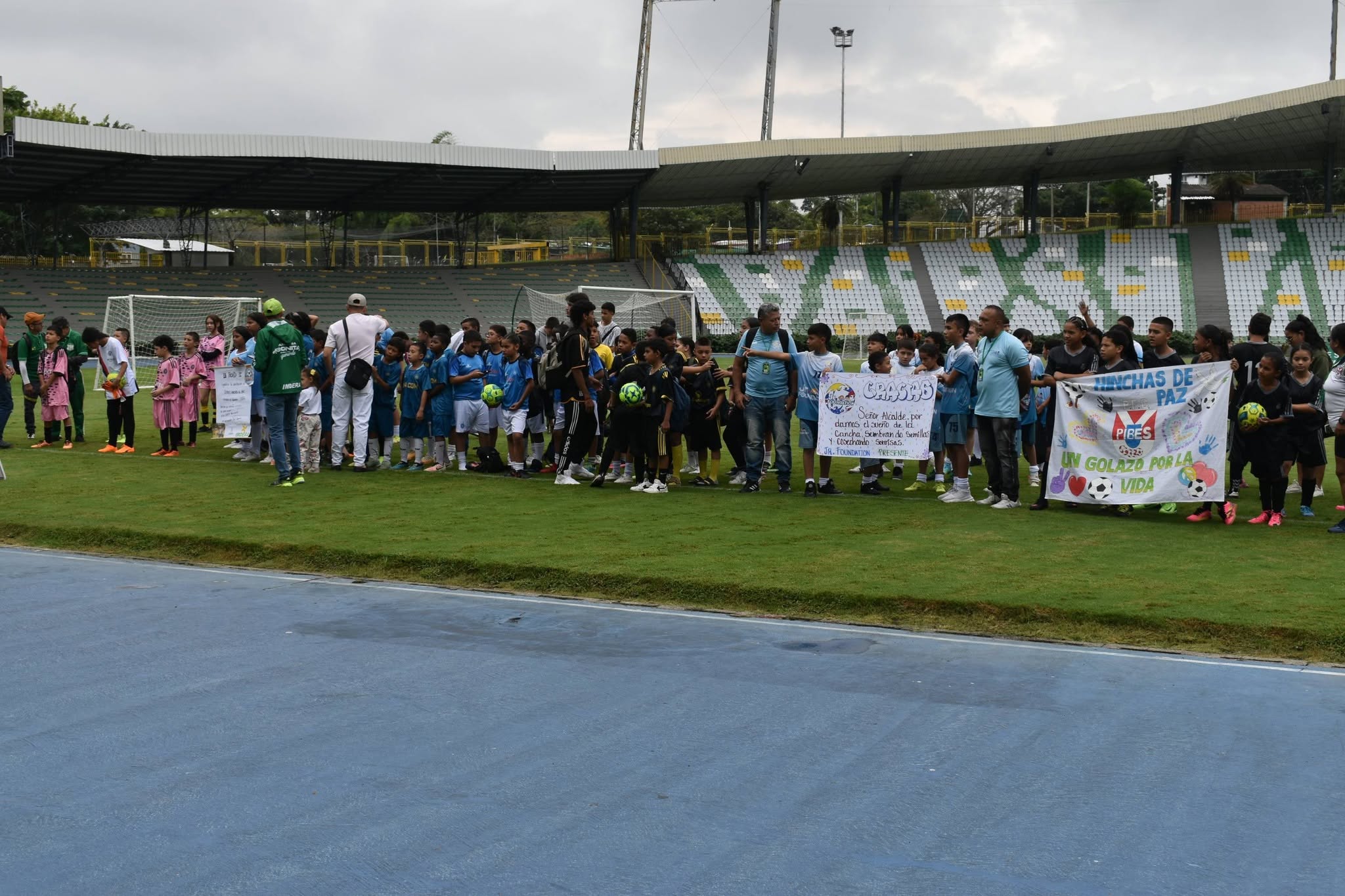 Torneo Hinchas de Paz en el estadio Centenario de Armenia. Foto: Cortesía Facebook Hinchas de Paz