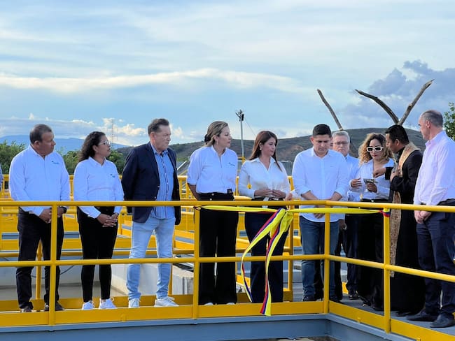 Fue inaugurada la nueva planta de tratamiento de agua potable en Villa del Rosario. / Foto: Aqualia.