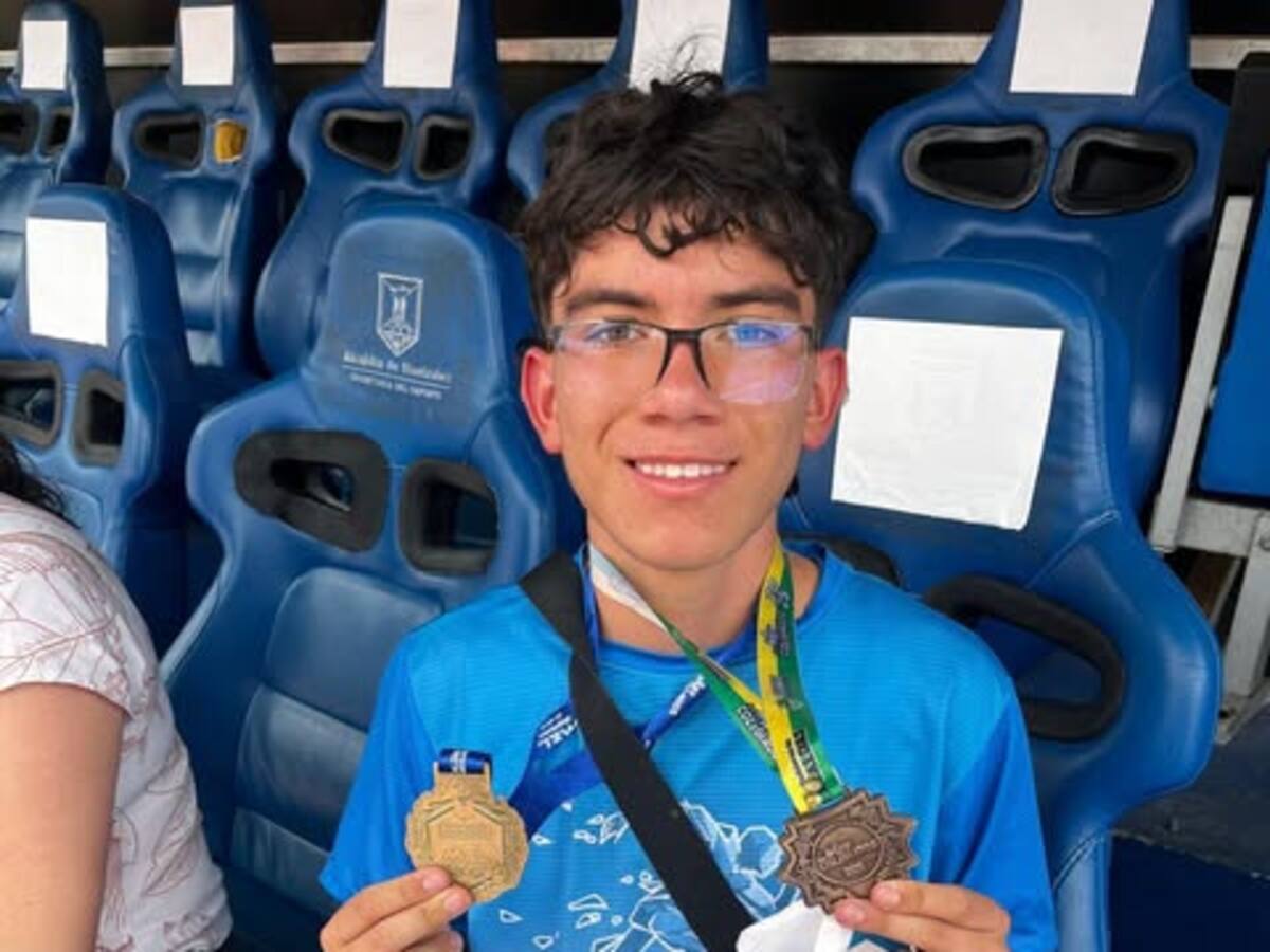 Joven riosuceño se consagra en el primer lugar en atletismo en los Juegos intercolegiados