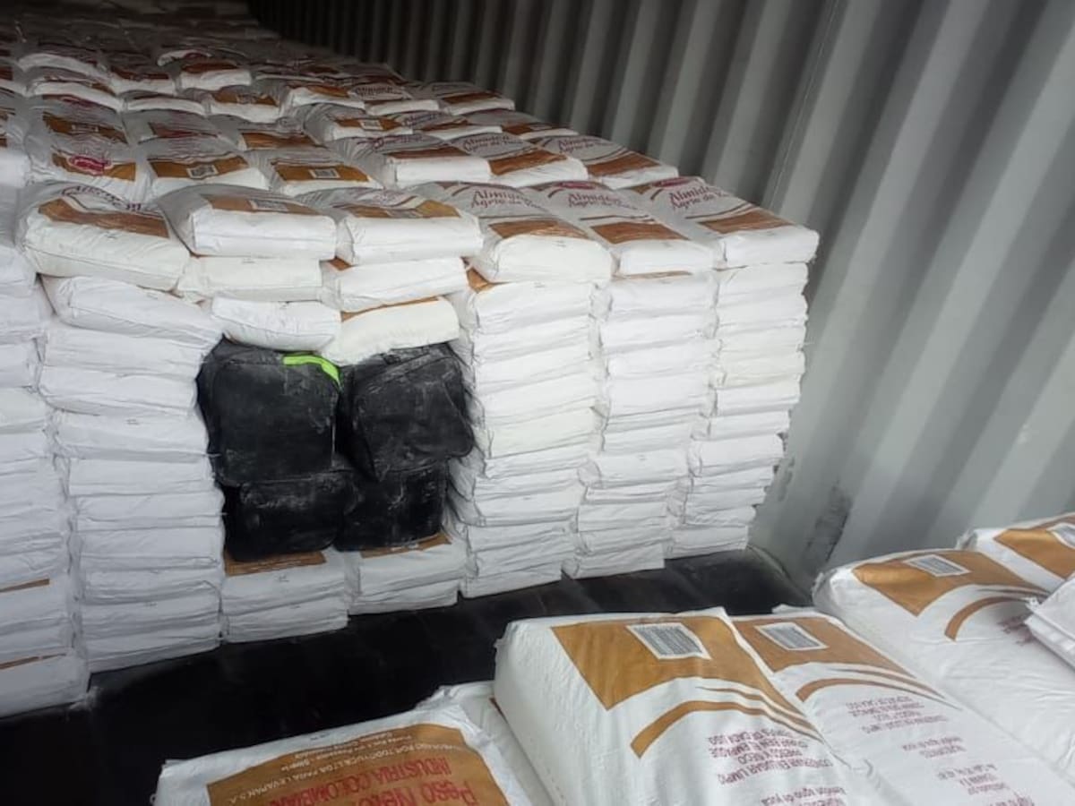 Camuflado en almidón de yuca cayó cargamento de coca en Cartagena