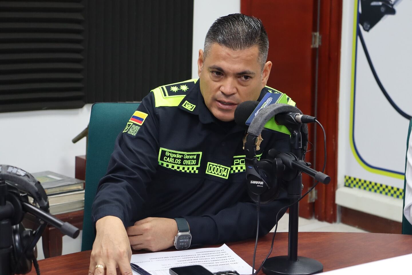 General Carlos Oviedo, comandante Región No.4 de Policía