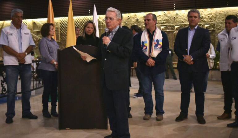 Álvaro Uribe Vélez en Manizales