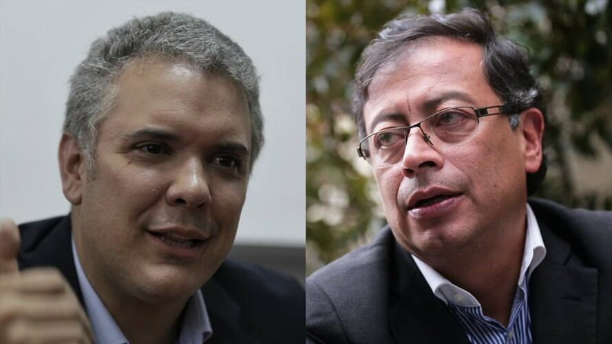 El gran debate nacional entre Iván Duque y Gustavo Petro se llevaría a cabo, en simultánea, el próximo jueves 14 de junio a las 8:00 p.m. Foto: Colprensa