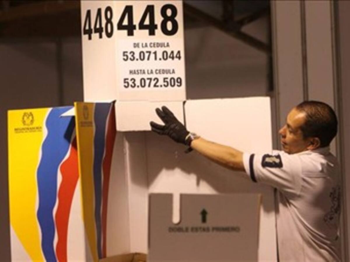 Trasladan 300 mesas de votación por alteraciones de orden público en 7 departamentos